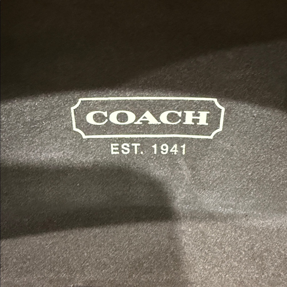 Coach Tan Patterned hard sunglasses case - Picture 2 of 4